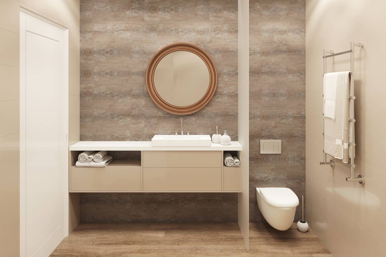meubles design bois salle de bain